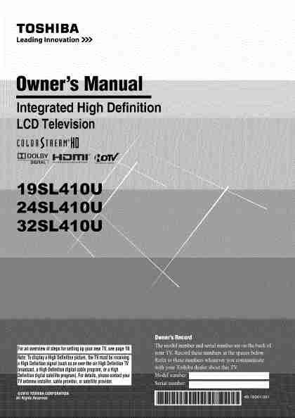 Toshiba Flat Panel Television 19SL410U-page_pdf
